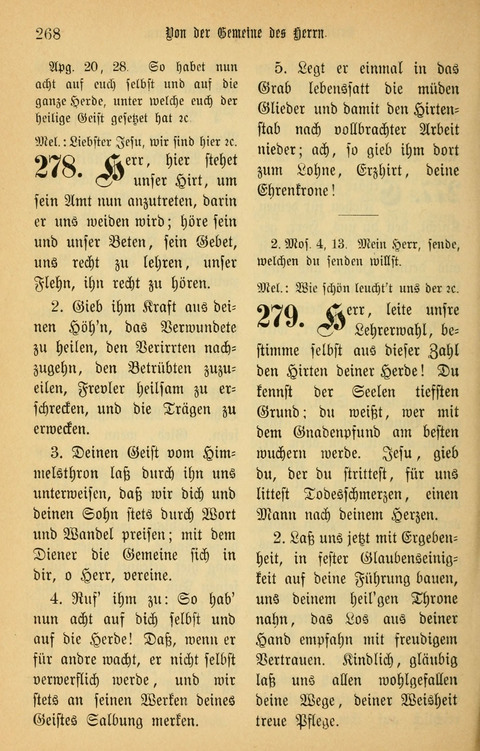 Gesangbuch in Mennoniten-Gemeinden in Kirche und Haus (4th ed.) page 268