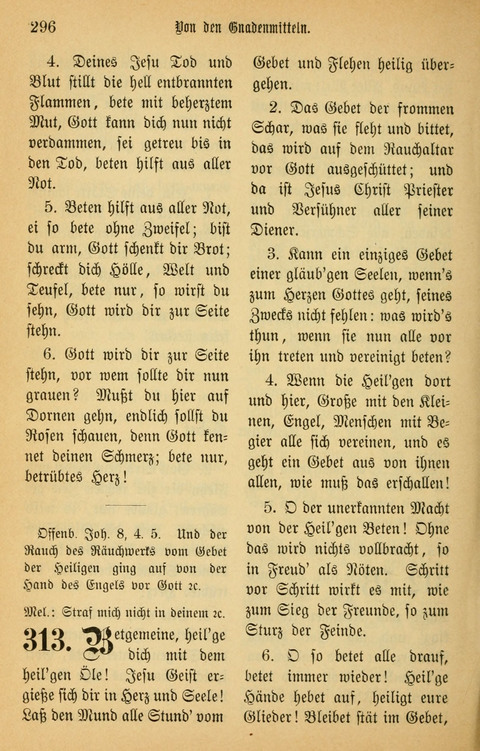 Gesangbuch in Mennoniten-Gemeinden in Kirche und Haus (4th ed.) page 296