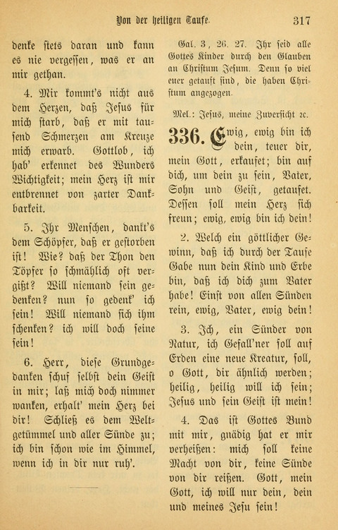 Gesangbuch in Mennoniten-Gemeinden in Kirche und Haus (4th ed.) page 317