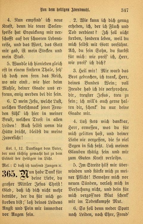 Gesangbuch in Mennoniten-Gemeinden in Kirche und Haus (4th ed.) page 347