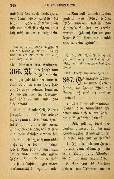 Gesangbuch in Mennoniten-Gemeinden in Kirche und Haus (4th ed.) page 348