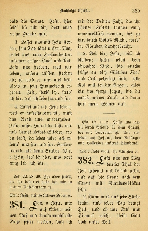 Gesangbuch in Mennoniten-Gemeinden in Kirche und Haus (4th ed.) page 359