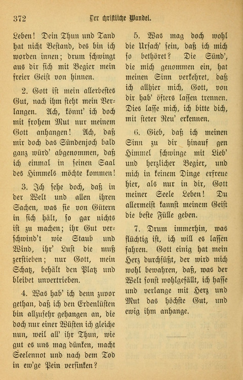 Gesangbuch in Mennoniten-Gemeinden in Kirche und Haus (4th ed.) page 372