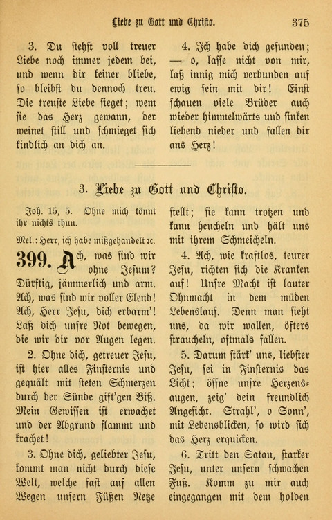 Gesangbuch in Mennoniten-Gemeinden in Kirche und Haus (4th ed.) page 375