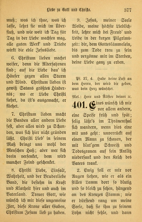 Gesangbuch in Mennoniten-Gemeinden in Kirche und Haus (4th ed.) page 377