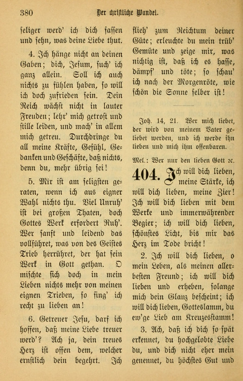 Gesangbuch in Mennoniten-Gemeinden in Kirche und Haus (4th ed.) page 380