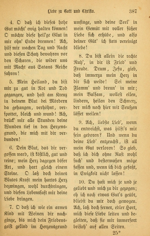 Gesangbuch in Mennoniten-Gemeinden in Kirche und Haus (4th ed.) page 387