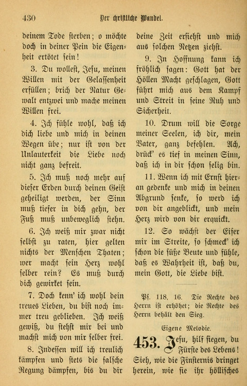 Gesangbuch in Mennoniten-Gemeinden in Kirche und Haus (4th ed.) page 430