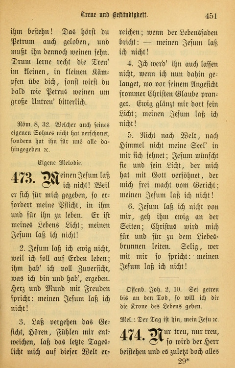 Gesangbuch in Mennoniten-Gemeinden in Kirche und Haus (4th ed.) page 451