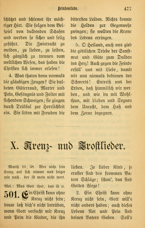 Gesangbuch in Mennoniten-Gemeinden in Kirche und Haus (4th ed.) page 477