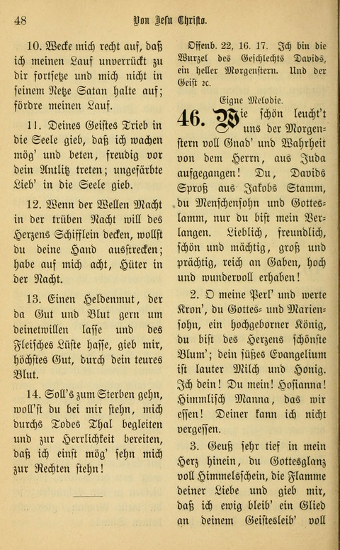 Gesangbuch in Mennoniten-Gemeinden in Kirche und Haus (4th ed.) page 48