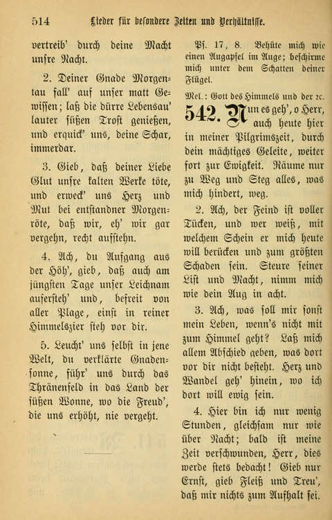 Gesangbuch in Mennoniten-Gemeinden in Kirche und Haus (4th ed.) page 514