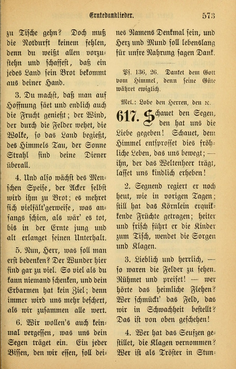 Gesangbuch in Mennoniten-Gemeinden in Kirche und Haus (4th ed.) page 573