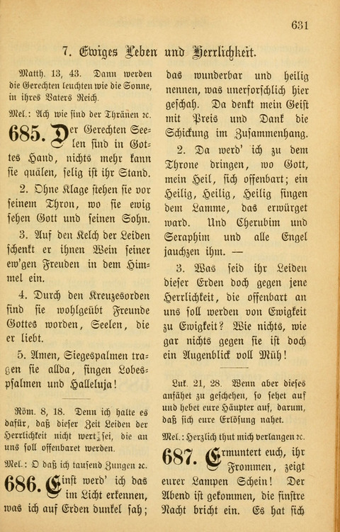 Gesangbuch in Mennoniten-Gemeinden in Kirche und Haus (4th ed.) page 631