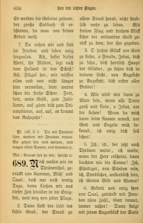 Gesangbuch in Mennoniten-Gemeinden in Kirche und Haus (4th ed.) page 634