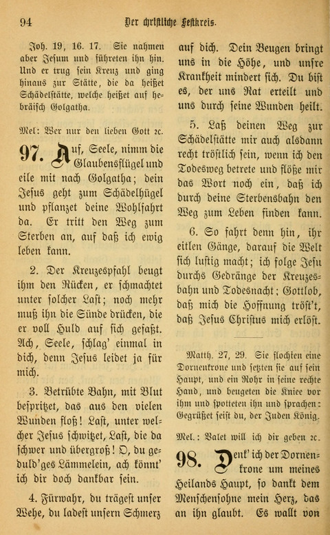 Gesangbuch in Mennoniten-Gemeinden in Kirche und Haus (4th ed.) page 94