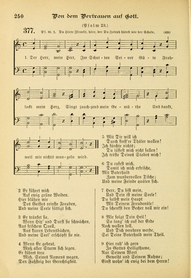 Gesangbuch mit Noten: herausgegeben von der Allgemeinen Conferenz der Mennoniten von Nord-Amerika (3rd. Aufl.) page 250