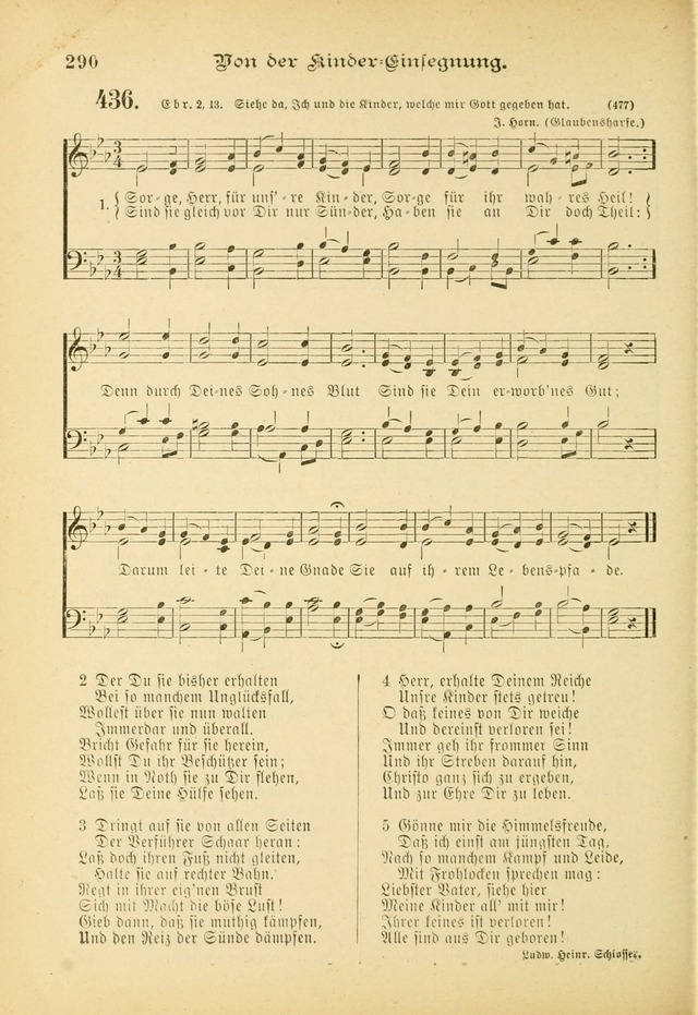 Gesangbuch mit Noten: herausgegeben von der Allgemeinen Conferenz der Mennoniten von Nord-Amerika (3rd. Aufl.) page 290