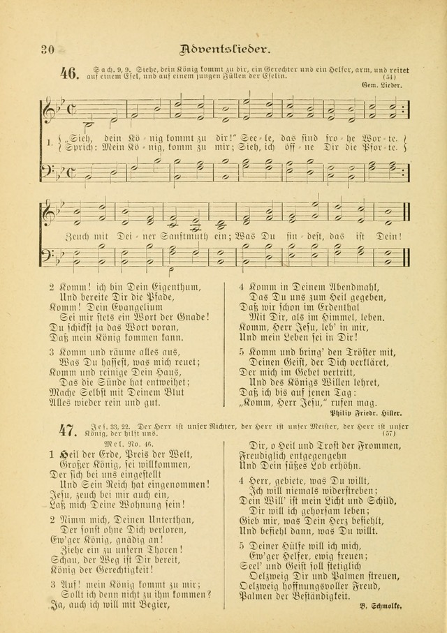 Gesangbuch mit Noten: herausgegeben von der Allgemeinen Conferenz der Mennoniten von Nord-Amerika (3rd. Aufl.) page 30