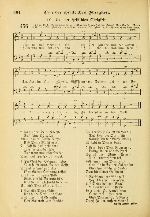 Gesangbuch mit Noten: herausgegeben von der Allgemeinen Conferenz der Mennoniten von Nord-Amerika (3rd. Aufl.) page 304