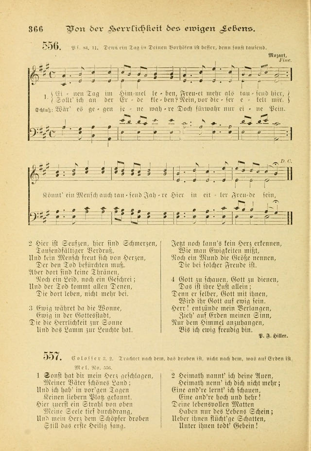 Gesangbuch mit Noten: herausgegeben von der Allgemeinen Conferenz der Mennoniten von Nord-Amerika (3rd. Aufl.) page 366