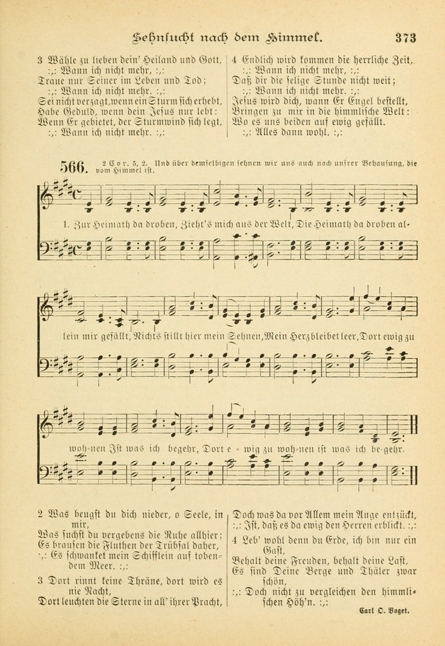 Gesangbuch mit Noten: herausgegeben von der Allgemeinen Conferenz der Mennoniten von Nord-Amerika (3rd. Aufl.) page 373