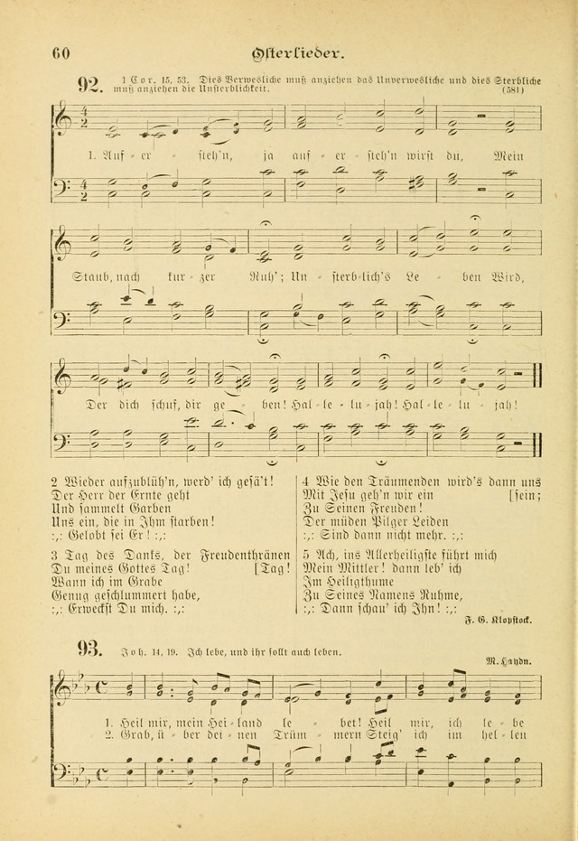 Gesangbuch mit Noten: herausgegeben von der Allgemeinen Conferenz der Mennoniten von Nord-Amerika (3rd. Aufl.) page 60