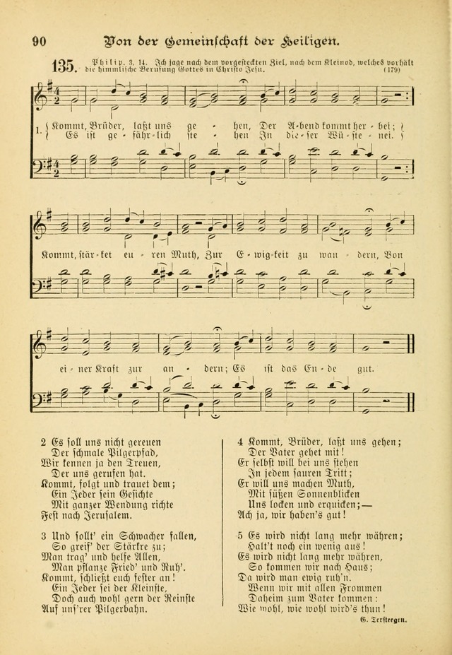 Gesangbuch mit Noten: herausgegeben von der Allgemeinen Conferenz der Mennoniten von Nord-Amerika (3rd. Aufl.) page 90