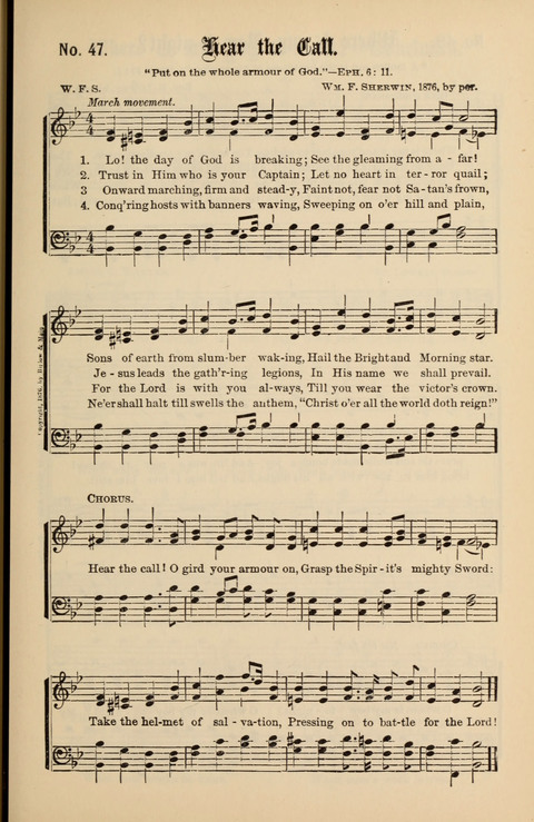 Gospel Melodies New and Old: For use in the Universalist Church page 47