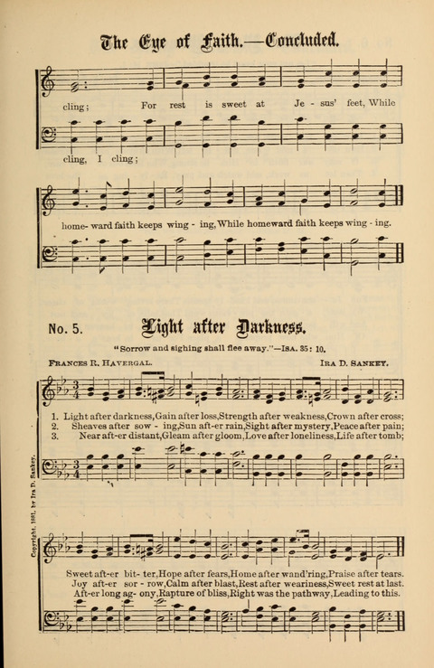 Gospel Melodies New and Old: For use in the Universalist Church page 5