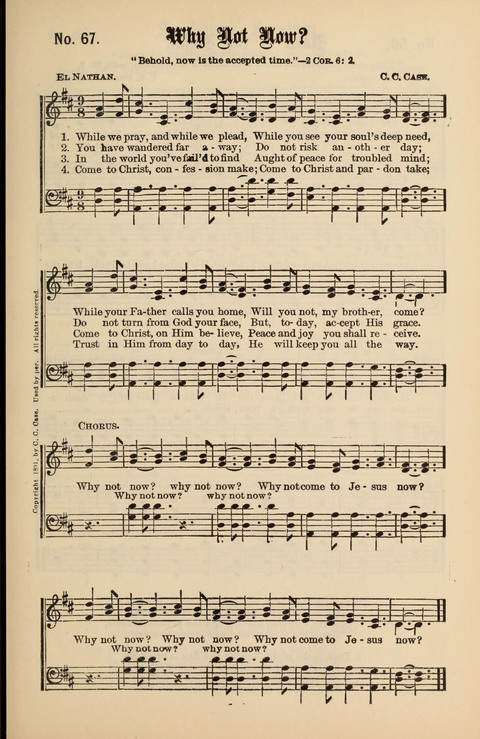 Gospel Melodies New and Old: For use in the Universalist Church page 67