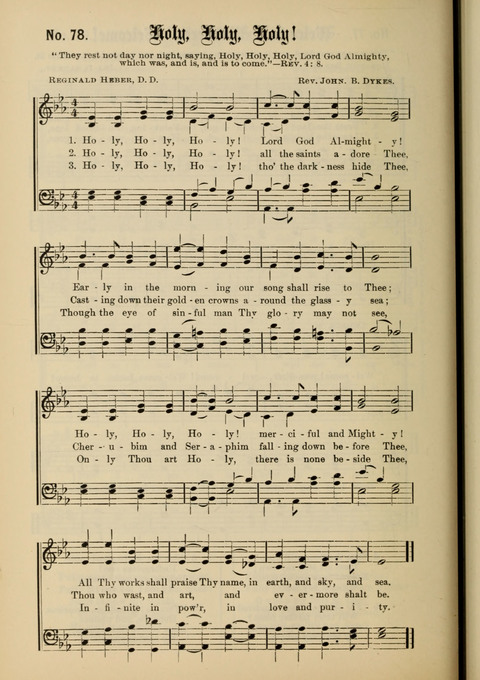 Gospel Melodies New and Old: For use in the Universalist Church page 78