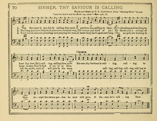 Good News: or songs and tunes for Sunday schools, Christian associations, and special meetings page 68