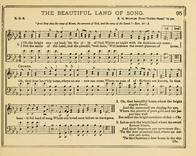 Good News: or songs and tunes for Sunday schools, Christian associations, and special meetings page 93