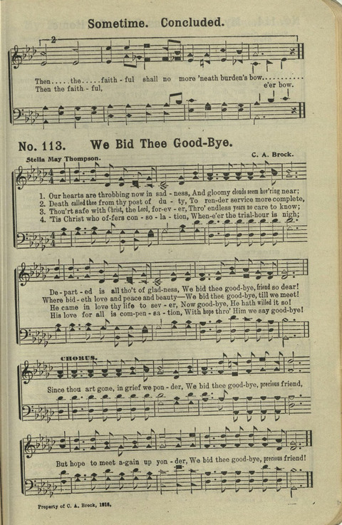 Glad News No. 2: a collection of Sacred Songs, Both New and Old page 119