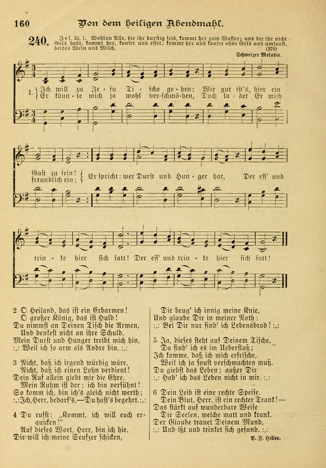 Gesangbuch mit Noten: herausgegeben von der Allgemeinen Conferenz der Mennoniten von Nord-Amerika page 160