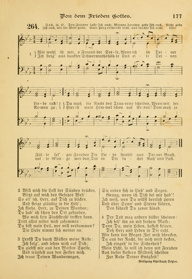 Gesangbuch mit Noten: herausgegeben von der Allgemeinen Conferenz der Mennoniten von Nord-Amerika page 177