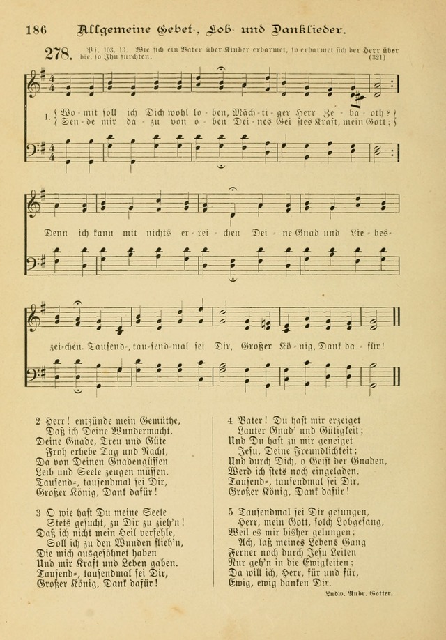 Gesangbuch mit Noten: herausgegeben von der Allgemeinen Conferenz der Mennoniten von Nord-Amerika page 186