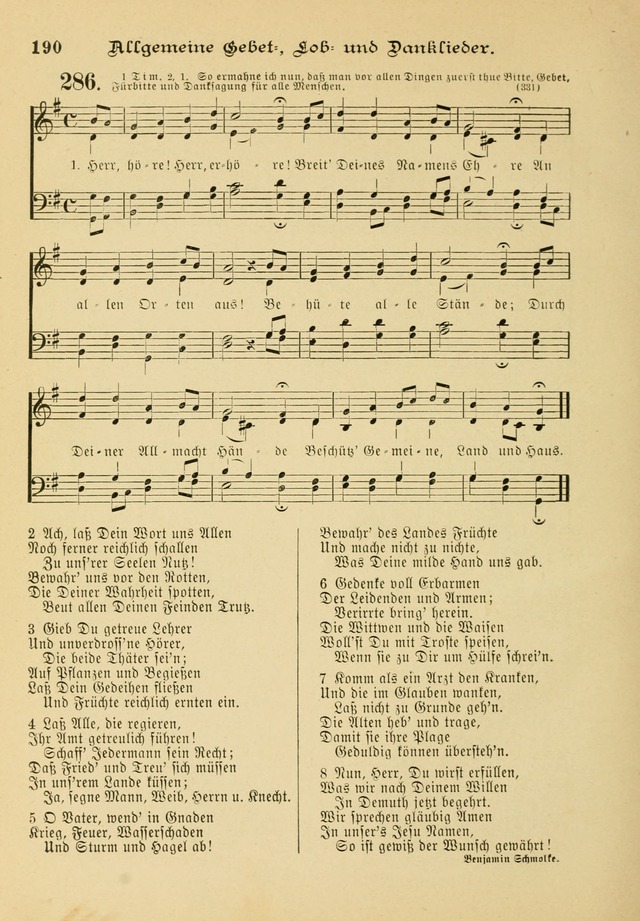 Gesangbuch mit Noten: herausgegeben von der Allgemeinen Conferenz der Mennoniten von Nord-Amerika page 190