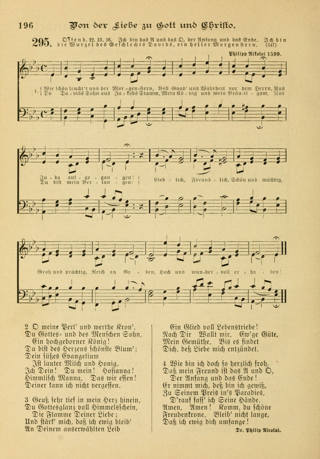 Gesangbuch mit Noten: herausgegeben von der Allgemeinen Conferenz der Mennoniten von Nord-Amerika page 196