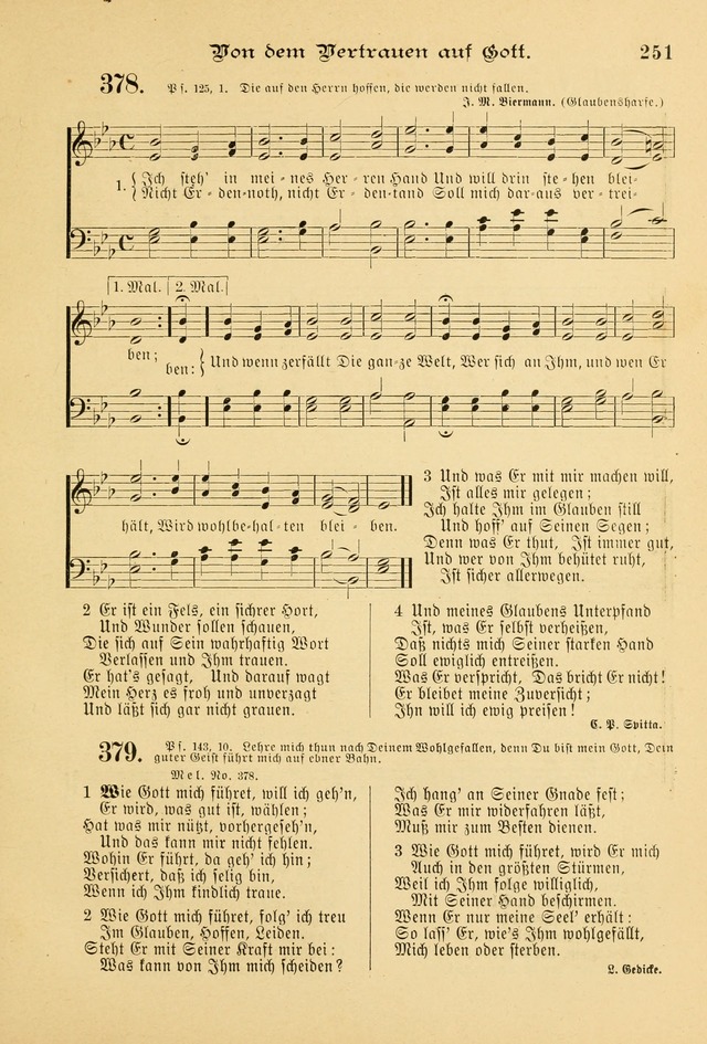 Gesangbuch mit Noten: herausgegeben von der Allgemeinen Conferenz der Mennoniten von Nord-Amerika page 251