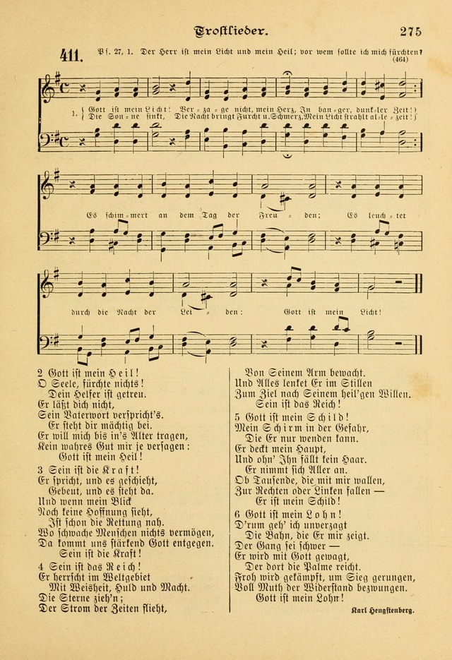 Gesangbuch mit Noten: herausgegeben von der Allgemeinen Conferenz der Mennoniten von Nord-Amerika page 275