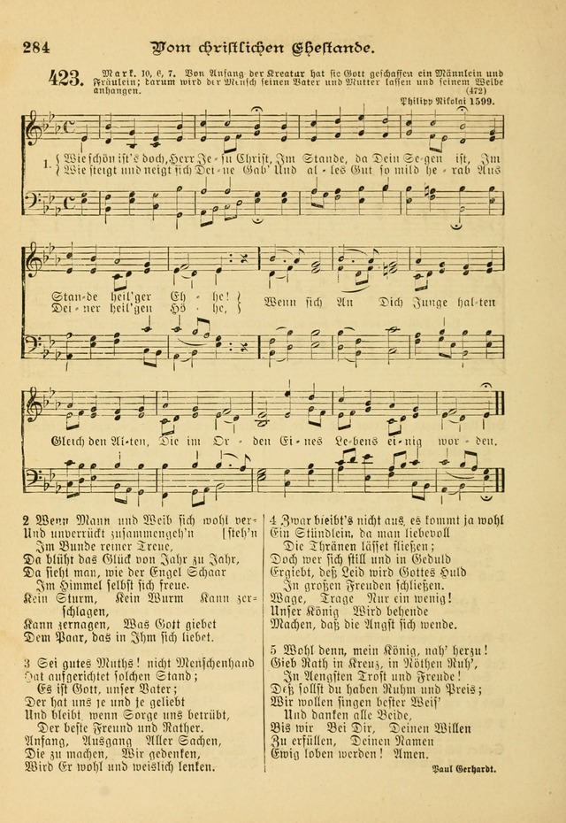 Gesangbuch mit Noten: herausgegeben von der Allgemeinen Conferenz der Mennoniten von Nord-Amerika page 284