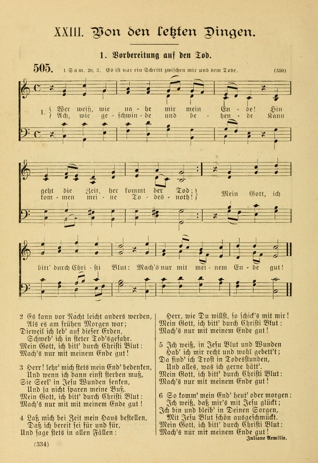 Gesangbuch mit Noten: herausgegeben von der Allgemeinen Conferenz der Mennoniten von Nord-Amerika page 334