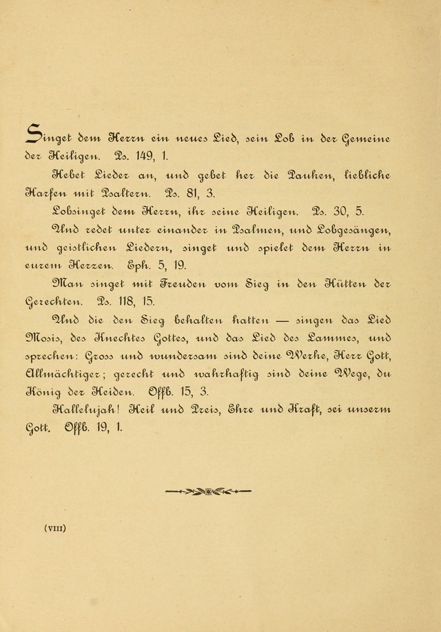 Gesangbuch mit Noten: herausgegeben von der Allgemeinen Conferenz der Mennoniten von Nord-Amerika page xii