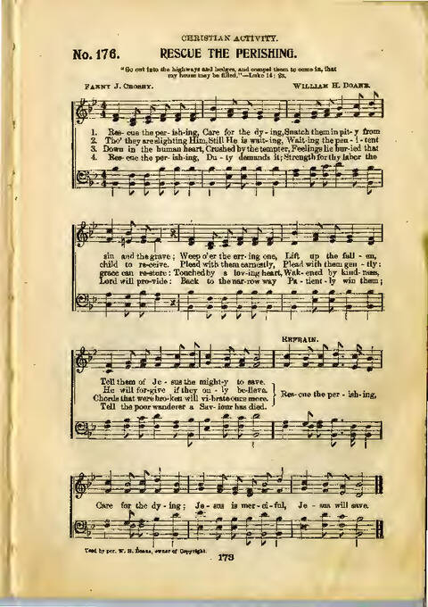 Gospel Praise: a collection of new and old hymns and tunes for all occasions of Christian work and worship page 171