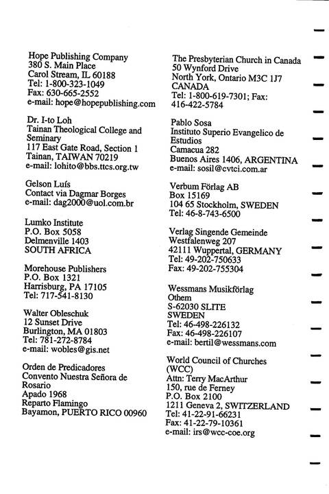 Global Praise 2: songs for worship and witness page 190