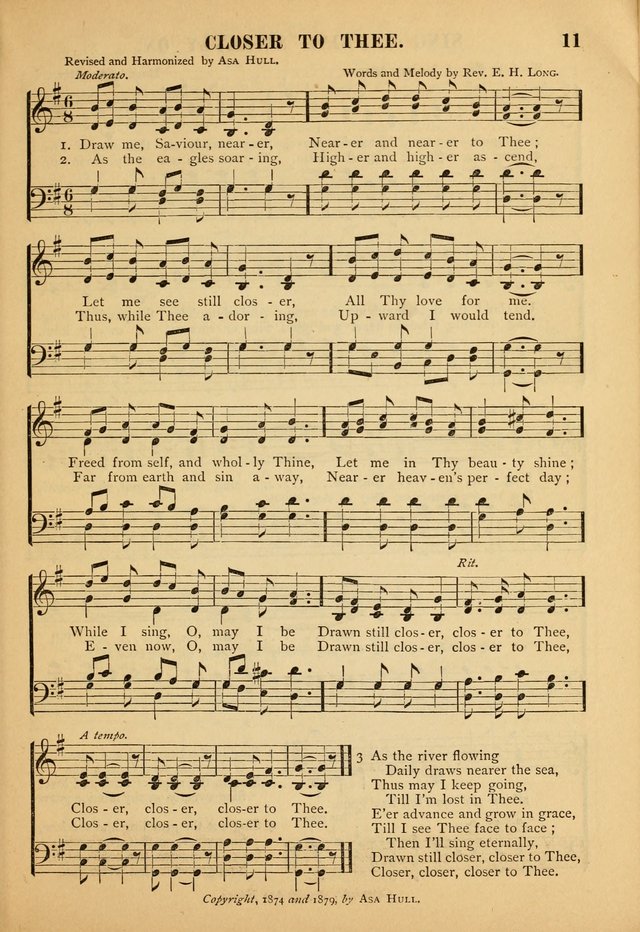 Gospel Praise Book: a collection of choice gems of sacred song suitable for church service, gospel praise meetings, and family devotions page 11