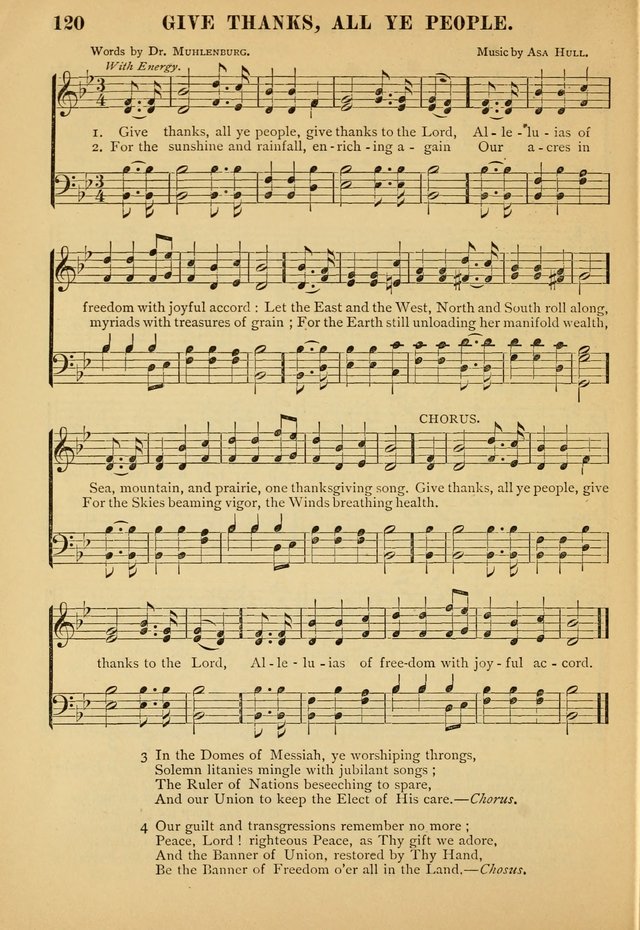 Gospel Praise Book: a collection of choice gems of sacred song suitable for church service, gospel praise meetings, and family devotions page 120