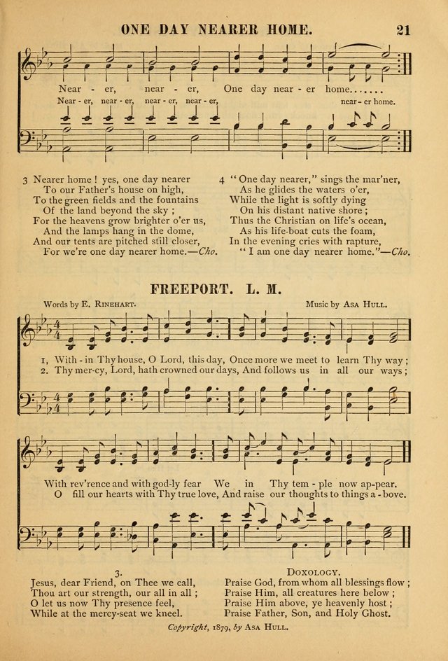 Gospel Praise Book: a collection of choice gems of sacred song suitable for church service, gospel praise meetings, and family devotions page 21